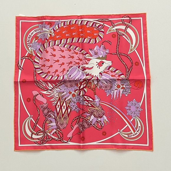 Hermes Accessories - NWT Hermes Le Sacre de l'Hiver pocket scarf 45